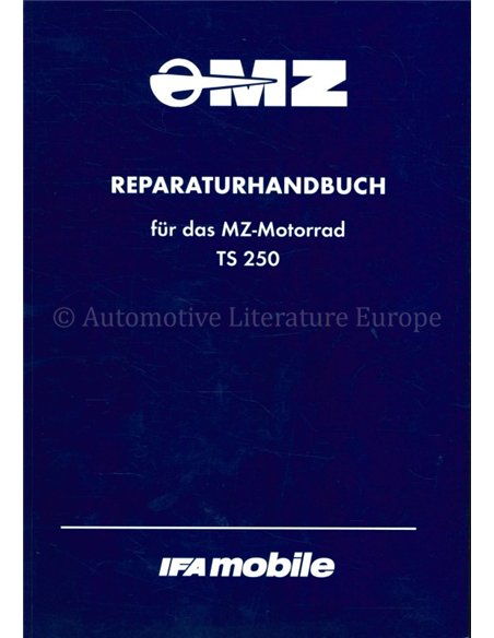 1998 MZ TS 250/1 WERKPLAATSHANDBOEK DUITS 