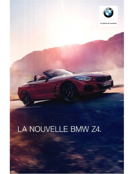 2019 BMW Z4 BROCHURE FRENCH