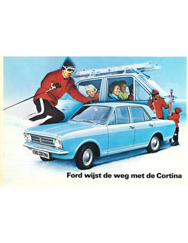 1969 FORD CORTINA BROCHURE NEDERLANDS