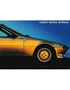1981 TALBOT MATRA MURENA BROCHURE NEDERLANDS