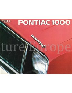 1983 PONTIAC 1000 PROSPEKT ENGLISCH (CANADA)