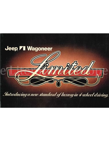 1980 JEEP WAGONEER LIMITED BROCHURE ENGELS