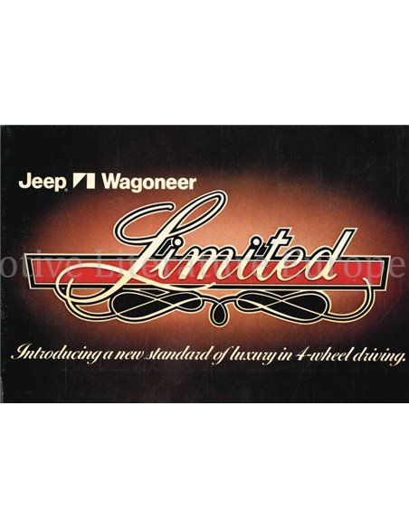 1980 JEEP WAGONEER LIMITED BROCHURE ENGELS