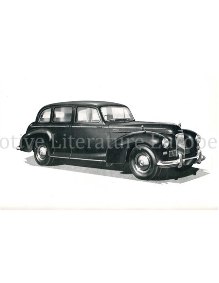 1951 HUMBER PULLMAN | IMPERIAL MARK III BETRIEBSANLEITUNG ENGLISCH