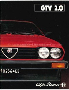 1981 ALFA ROMEO GTV 2.0 BROCHURE DUTCH