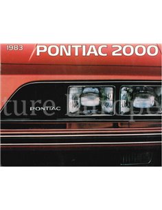 1983 PONTIAC 2000 BROCHURE ENGLISH (CANADA) 