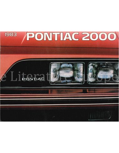1983 PONTIAC 2000 BROCHURE ENGLISH (CANADA) 