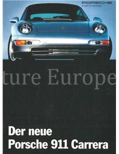 1994 PORSCHE 911 CARRERA BROCHURE DUITS