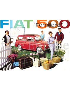 1961 FIAT 500 FAMILIARE PROSPEKT DEUTSCH