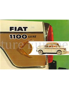 1959 FIAT 1100 LUXE BROCHURE DUTCH
