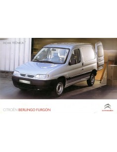 2009 CITROEN BERLINGO FURGON BROCHURE ARGENTINIE