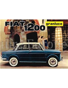 1958 FIAT 1200 GRANLUCE BROCHURE DUTCH