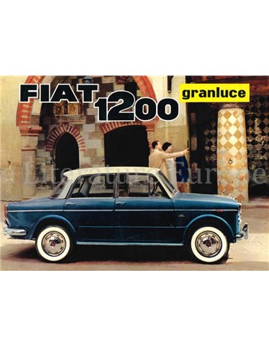 1958 FIAT 1200 GRANLUCE BROCHURE DUTCH