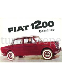 1957 FIAT 1200 GRANLUCE PROSPEKT DEUTSCH