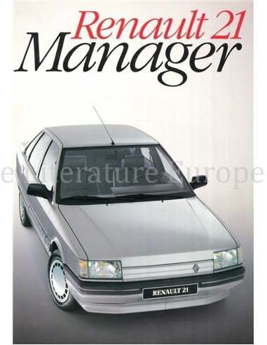 1988 RENAULT 21 BROCHURE FRANS