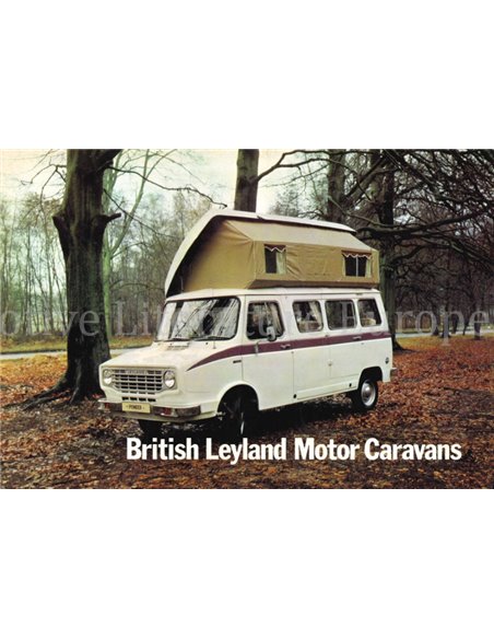 1978 LEYLAND MOTOR CARAVANS BROCHURE ENGLISH