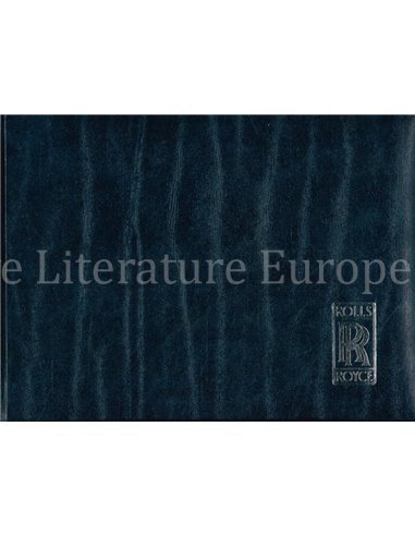 1993 ROLLS ROYCE SILVER SPUR III INSTRUCTIEBOEKJE FRANS