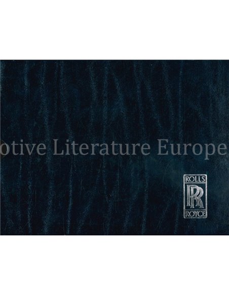 1993 ROLLS ROYCE SILVER SPUR III BETRIEBSNALEITUNG FRANZÖSISCH