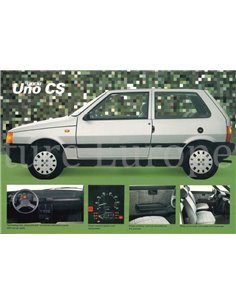 1988 FIAT UNO CS LEAFLET ENGLISCH (SUD-AFRIKA)