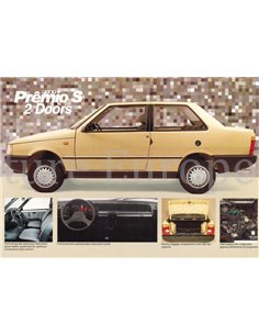1988 FIAT PREMIO S 2 DOORS LEAFLET ENGELS (SOUTH AFRICA)