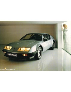1982 ALPINE A310 V6 DATENBLATT DEUTSCH
