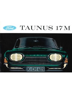 1963 FORD TAUNUS 17M BROCHURE NEDERLANDS