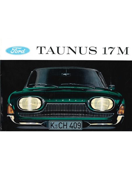 1963 FORD TAUNUS 17M BROCHURE NEDERLANDS
