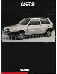 1991 FIAT UNO S PROSPEKT ENGLISCH (BRASILIEN)