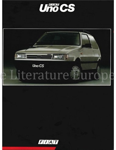 1991 FIAT UNO CS PROSPEKT ENGLISCH (BRASILIEN)