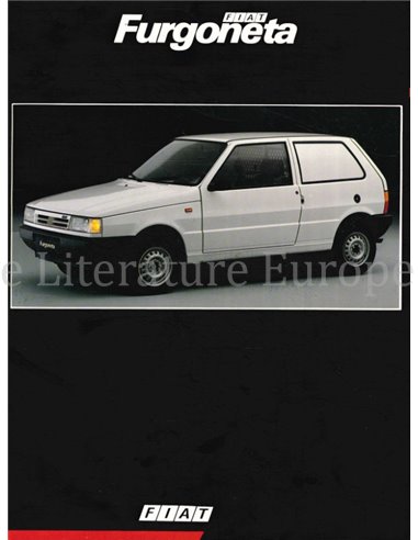 1991 FIAT FURGONETA BROCHURE ENGLISH (BRAZIL)