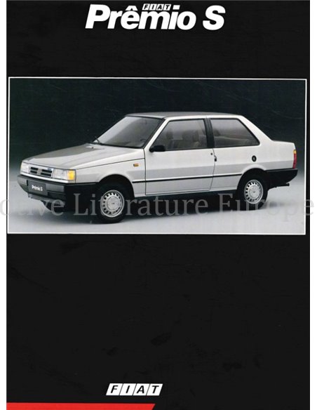 1991 FIAT PREMIO S BROCHURE ENGLISH (BRAZIL)
