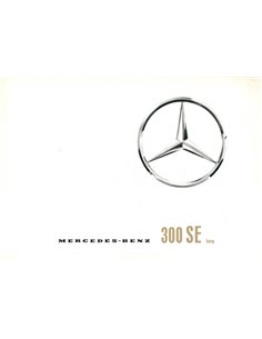 1963 MERCEDES BENZ 300 SE LONG BROCHURE DUITS