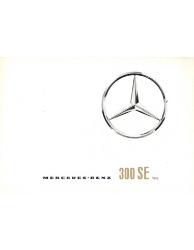 1963 MERCEDES BENZ 300 SE LONG PROSPEKT DEUTSCH