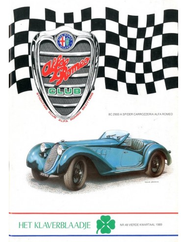1989 ALFA ROMEO CLUB HET KLAVERBLAADJE 48 NEDERLANDS