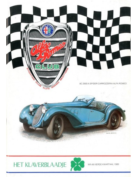 1989 ALFA ROMEO CLUB HET KLAVERBLAADJE 48 NEDERLANDS
