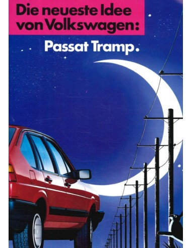 1986 VOLKSWAGEN PASSAT TRAMP PROSPEKT DEUTSCH