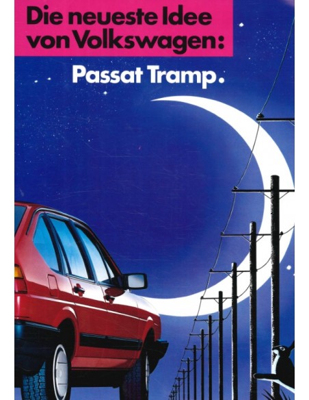 1986 VOLKSWAGEN PASSAT TRAMP PROSPEKT DEUTSCH