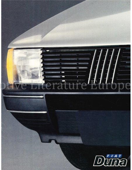1986 FIAT DUNA BROCHURE ENGLISCH (BRAZIL)