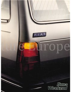 1989 FIAT DUNA WEEKEND PROSPEKT ENGLISCH (BRASILIEN)