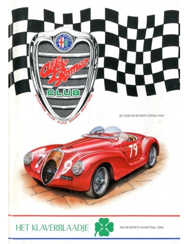 1990 ALFA ROMEO CLUB HET KLAVERBLAADJE 49 NEDERLANDS