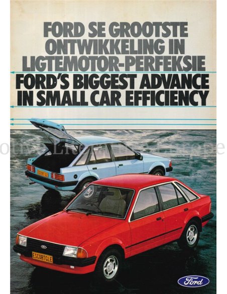 1983 FORD ESCORT L 1.3 | 1.6 PROSPEKT SÜDAFRIKANISCH