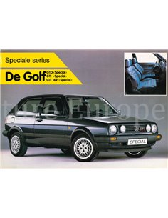 1988 VOLKSWAGEN GOLF "SPECIAL" GTD | GTI | GTI 16 V DATENBLATT NIEDERLÄNDISCH (BELGIEN)