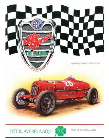 1990 ALFA ROMEO CLUB HET KLAVERBLAADJE 51 NEDERLANDS
