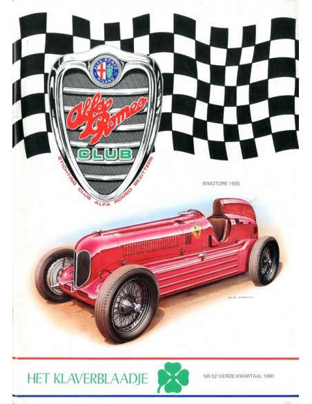 1990 ALFA ROMEO CLUB HET KLAVERBLAADJE 52 NEDERLANDS