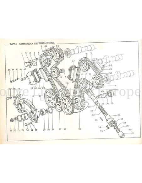 1968 FERRARI DINO 246GT ERSATZTEILKATALOG 68/72