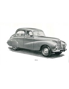 1949 SUNBEAM TALBOT 90 MK I, BETRIEBSANLEITUNG ENGLISCH 2