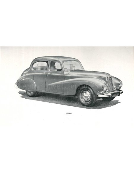 1948 SUNBEAM TALBOT 80 INSTRUCTIEBOEKJE ENGELS
