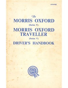 1961 MORRIS OXFORD SALOON | TRAVELLER (SERIES V) OWNERS MANUAL ENGLISH