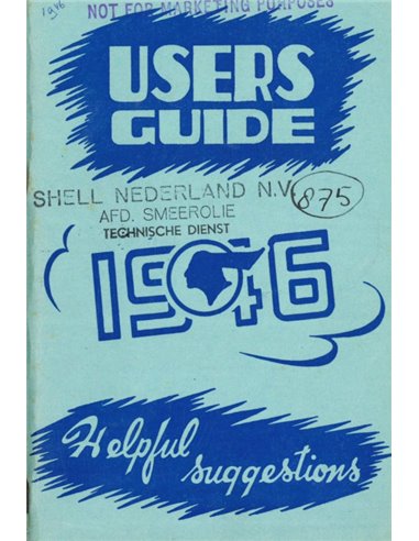 1946 PONTIAC 2000 | 2200 | 2500 BETRIEBSANLEITUNG ENGLISCH (CAN)