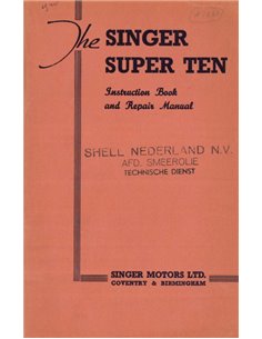 1948 SINGER TEN INSTRUCTIEBOEKJE ENGELS